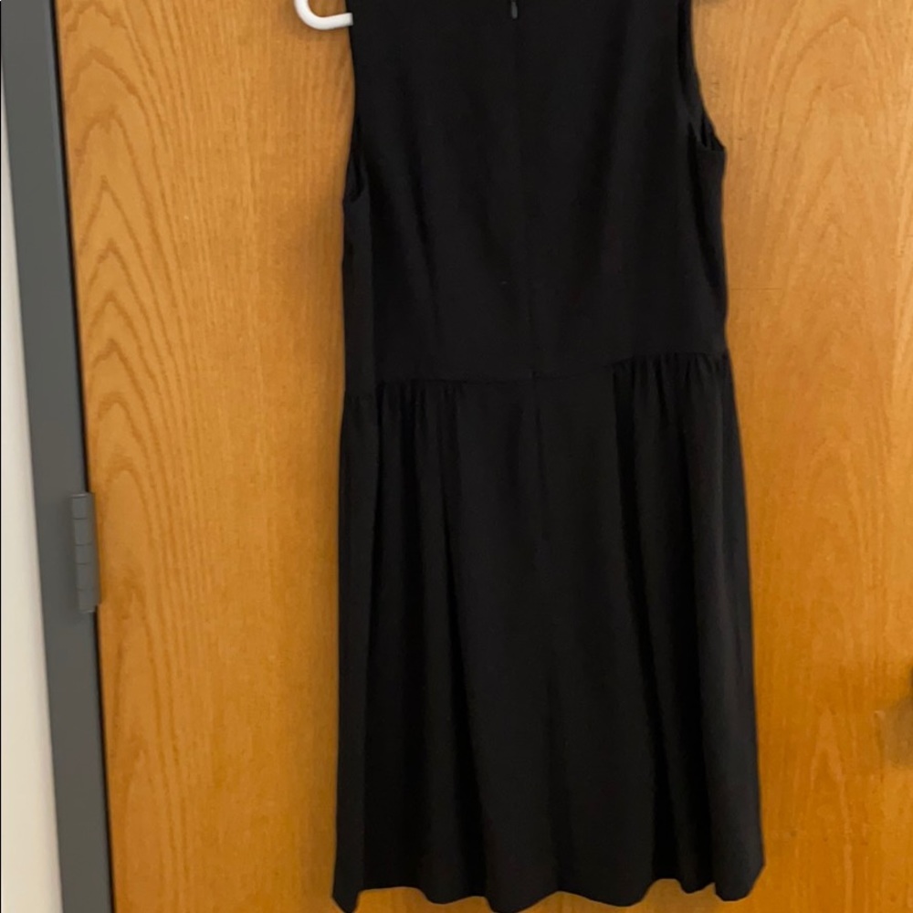Loft Black Dress with zipper in the back